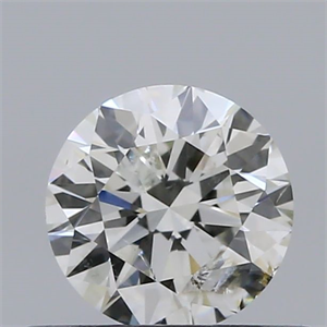 Picture of Natural Diamond 0.40 Carats, Round with Excellent Cut, G Color, SI2 Clarity and Certified by IGI