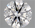 Lab Grown Diamond 2.82 Carats, Round with Ideal Cut, D Color, VVS2 Clarity and Certified by IGI