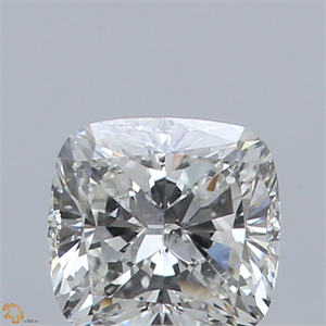 Foto Diamante Natural 0.91 quilates, Del cojín , Color H, claridad SI1 y certificado GIA de