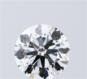 Picture of Lab Grown Diamond 2.00 Carats, Round with Ideal Cut, D Color, VVS2 Clarity and Certified by IGI