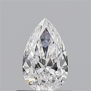 Picture of Natural Diamond 0.52 Carats, Pear with  Cut, D Color, VS1 Clarity and Certified by GIA