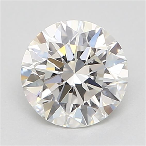 Foto Diamante Natural 0.42 quilates, Redondo , Color G, claridad IF y certificado GIA de