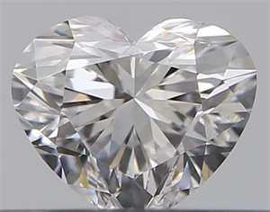 Foto Diamante Natural 0.30 quilates, Corazón , Color D, claridad VVS2 y certificado GIA de