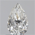 Natural Diamond 0.51 Carats, Pear with  Cut, G Color, VS2 Clarity and Certified by GIA