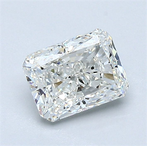 Picture of Natural Diamond 1.01 Carats, Radiant with  Cut, H Color, VVS1 Clarity and Certified by GIA