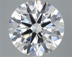 Picture of Lab Grown Diamond 11.40 Carats, Round with Ideal Cut, F Color, SI1 Clarity and Certified by IGI