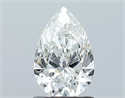 Natural Diamond 1.04 Carats, Pear with  Cut, H Color, SI2 Clarity and Certified by GIA