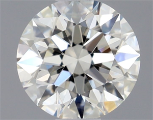 Picture of Natural Diamond 0.40 Carats, Round with Excellent Cut, J Color, VVS2 Clarity and Certified by GIA