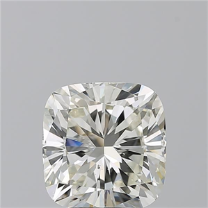 Picture of Natural Diamond 3.03 Carats, Cushion with  Cut, L Color, SI1 Clarity and Certified by GIA