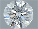 Diamante Natural 0.45 quilates, Redondo , Color F, claridad VS2 y certificado GIA