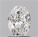 Natural Diamond 0.91 Carats, Oval with  Cut, F Color, VS1 Clarity and Certified by GIA