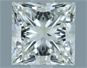 Natural Diamond 1.20 Carats, Princess with  Cut, H Color, VVS1 Clarity and Certified by IGI