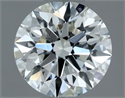 Natural Diamond 0.80 Carats, Round with Excellent Cut, G Color, VVS2 Clarity and Certified by IGI