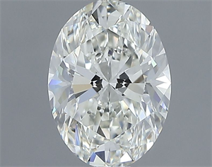 Foto Diamante Natural 0.61 quilates, Ovalado , Color H, claridad VVS1 y certificado IGI de