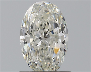 Picture of Natural Diamond 0.90 Carats, Oval with  Cut, H Color, VVS2 Clarity and Certified by GIA
