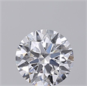 Lab Grown Diamond 1.02 Carats, Round with Ideal Cut, D Color, VVS2 Clarity and Certified by IGI