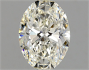 Diamante Natural 0.90 quilates, Ovalado , Color J, claridad VVS2 y certificado GIA