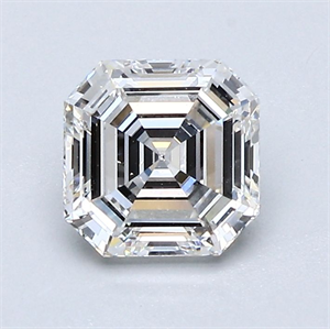 Picture of Natural Diamond 1.03 Carats, Asscher with  Cut, G Color, VS1 Clarity and Certified by GIA
