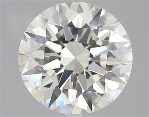 Picture of Natural Diamond 3.01 Carats, Round with Excellent Cut, J Color, VS2 Clarity and Certified by GIA