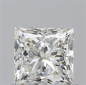 Picture of Natural Diamond 0.80 Carats, Princess with  Cut, J Color, VVS1 Clarity and Certified by GIA