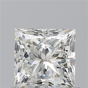 Picture of Natural Diamond 0.80 Carats, Princess with  Cut, J Color, VVS1 Clarity and Certified by GIA