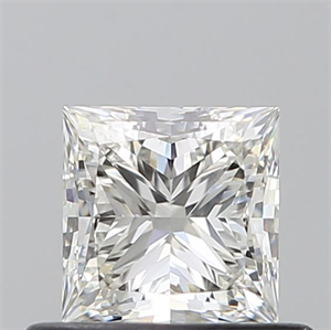 Picture of Natural Diamond 0.60 Carats, Princess with  Cut, I Color, VVS1 Clarity and Certified by GIA