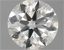 Natural Diamond 0.80 Carats, Round with Excellent Cut, K Color, SI1 Clarity and Certified by GIA