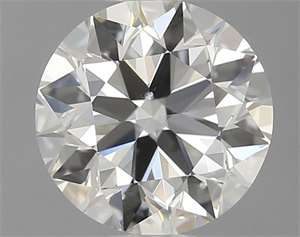 Picture of Natural Diamond 0.80 Carats, Round with Excellent Cut, K Color, SI1 Clarity and Certified by GIA