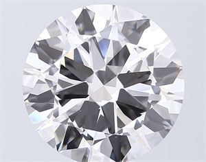 Picture of Lab Grown Diamond 6.66 Carats, Round with Ideal Cut, F Color, VVS2 Clarity and Certified by IGI