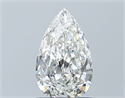 Natural Diamond 1.01 Carats, Pear with  Cut, H Color, VVS1 Clarity and Certified by GIA