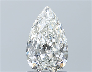 Picture of Natural Diamond 1.01 Carats, Pear with  Cut, H Color, VVS1 Clarity and Certified by GIA