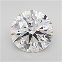 Lab Grown Diamond 1.01 Carats, Round with Ideal Cut, E Color, VVS1 Clarity and Certified by IGI