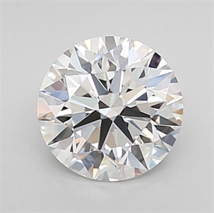Picture of Lab Grown Diamond 1.01 Carats, Round with Ideal Cut, E Color, VVS1 Clarity and Certified by IGI