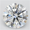 Del inventario de diamantes de laboratorio, 3.37 quilates, Redondo , Color D, claridad IF y certificado IGI