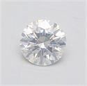 Natural Diamond 0.53 Carats, Round with Excellent Cut, H Color, SI2 Clarity and Certified by IGI