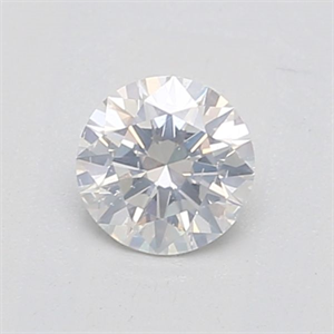 Picture of Natural Diamond 0.53 Carats, Round with Excellent Cut, H Color, SI2 Clarity and Certified by IGI