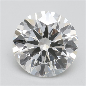 Picture of Lab Grown Diamond 2.60 Carats, Round with Excellent Cut, F Color, VS1 Clarity and Certified by IGI