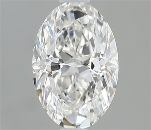 Picture of Natural Diamond 0.53 Carats, Oval with  Cut, G Color, VVS1 Clarity and Certified by GIA