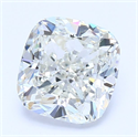 Natural Diamond 1.11 Carats, Cushion with  Cut, J Color, VS2 Clarity and Certified by GIA