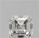 Natural Diamond 1.01 Carats, Asscher with  Cut, H Color, VS1 Clarity and Certified by GIA