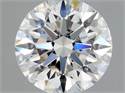 Natural Diamond 0.70 Carats, Round with Excellent Cut, F Color, VVS1 Clarity and Certified by GIA