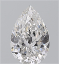 Diamante Natural 1.51 quilates, De pera , Color E, claridad SI1 y certificado GIA