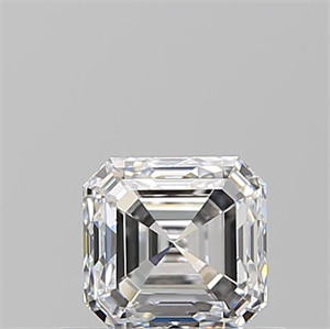 Foto Diamante Natural 0.72 quilates, Asscher , Color E, claridad VVS1 y certificado GIA de
