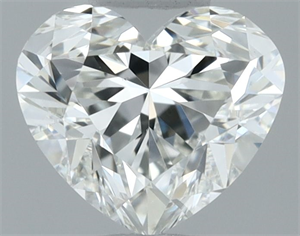 Picture of Natural Diamond 0.50 Carats, Heart with  Cut, H Color, VS1 Clarity and Certified by IGI