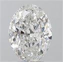 Diamante Natural 3.01 quilates, Ovalado , Color F, claridad SI2 y certificado GIA