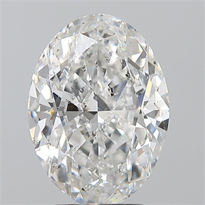 Foto Diamante Natural 3.01 quilates, Ovalado , Color F, claridad SI2 y certificado GIA de