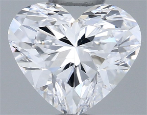 Picture of Natural Diamond 0.41 Carats, Heart with  Cut, D Color, VS1 Clarity and Certified by GIA