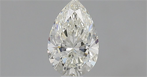 Picture of Natural Diamond 0.51 Carats, Pear with  Cut, G Color, VVS1 Clarity and Certified by IGI