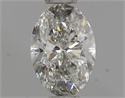 Diamante Natural 0.53 quilates, Ovalado , Color G, claridad I1 y certificado IGI