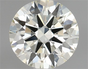 Picture of Natural Diamond 0.42 Carats, Round with Excellent Cut, N Color, IF Clarity and Certified by GIA
